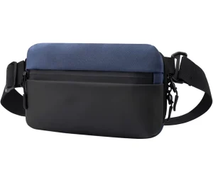 RAYLON Men’s Vintage Style Chest Bag Crossbody Nylon Shoulder Fanny Pack for Spring Summer Outdoor Travel