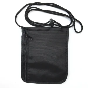 RFID Hanging Neck Passport Bag Multifunctional Anti-Scanning Mobile Phone Signal Anti-Radiation Shielding Bag