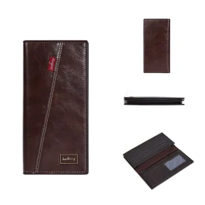 RFID Long Casual Slim Mens Wallet Male Clutch Money Bag Man Purse