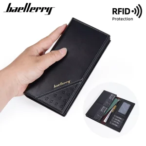 RFID Phone Bag Long Wallet Bank Credit Card ID Card Holder Portable Multi Function Men’s Wallets