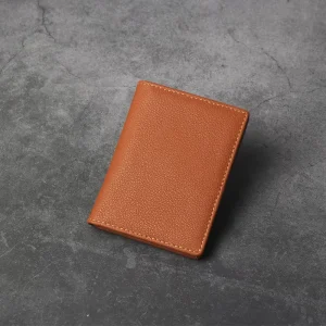 Recycled Men’s Leather Wallet Gift Minimalist Credit Card Holder Wallet