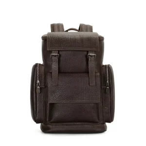 Retro Casual Men’s Backpack Leather Business Backpack Large Capacity Laptop Backpack