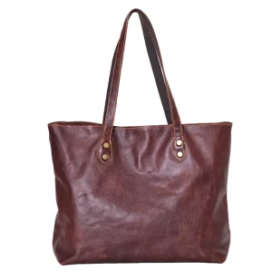 Retro Crossbody Men’s Handbag Tote Purse Shoulder Vintage Leather Bag