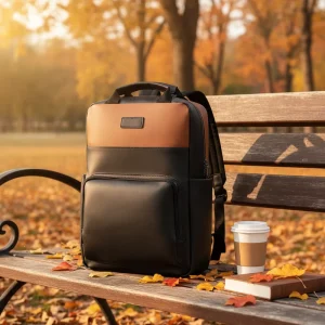 Retro Denim Fashion Backpack Men’s Business Computer Bag Large Capacity Commuting Business Trip Casual Comfortable Backpack