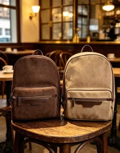 Retro Denim Fashion Men’s Business Computer Backpack Polyester Large Capacity for Daily Commuting Travel Casual Comfortable