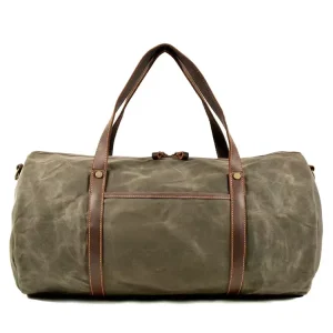 Retro Men’s Travel Bag Large Capacity Waterproof Gym Bag Spacious Duffle Bag Casual Crossbody Bag Weekend Getaway Bag