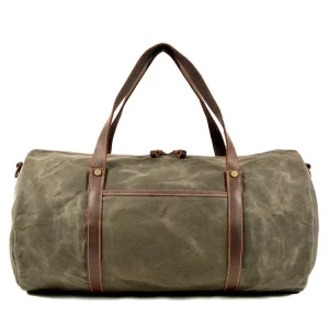 Retro Men’s Travel Bag Large Capacity Waterproof Gym Bag Spacious Duffle Bag Casual Crossbody Bag Weekend Getaway Bag