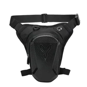 Rider Motorcycle Locomotive EVA Waist Leg Bag Waterproof Waist Crossbody Fanny Pack Pouch Bag