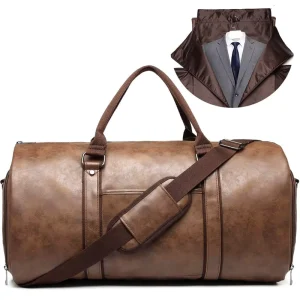 Ruicheng Large Capacity Foldable Men’s Travel Bag Portable Duffel Bag for Clothing Fashion Style
