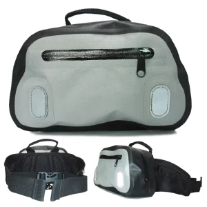 Running Sports Bag Airtight Zipper Can Be Customized Printed 420D TPU Pillow Shape Waterproof Waist Bag