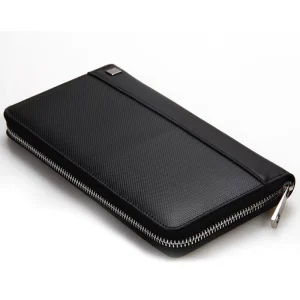 Russian Cross-border Men’s Clutch Bag Light Luxury Casual Wallet Genuine Leather Zipper Fashion Handbag Portable