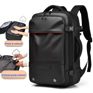 Sac Tendance Large Capacity 50L Expanded Vacuum Backpack Oxford Waterproof Laptop Backpack Business Travel for Men