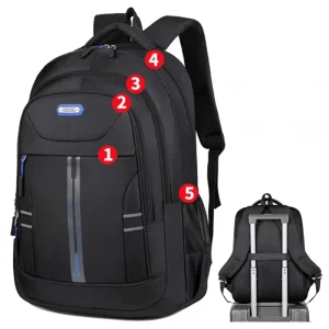School Travel Notebook Backpack Men’s Leisure Business Sports Backpack Student School Computer Bag Plus logo