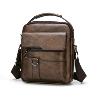 Shoulder Bag for Men High Quality PU Leather Handbag Men’s Business Bag Brand Crossbody Travel Bag