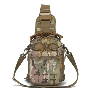 Shoulder Chest Bag Sports Waist Bag with Zipper Closure MELL System Hiking Outdoor Phone Case Waterproof