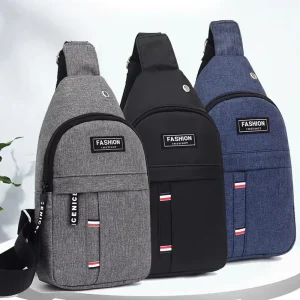 Shoulder Oxford Nylon Fashion Travel Messenger Men Sling Chest Crossbody Fanny Pack Waist Bag