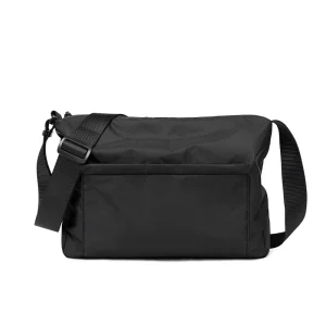 Side Bag for Men Customizable New Fashion Men’s Messenger Bag Casual Simple Solid Color Waist or Crossbody Nylon Shoulder Bag