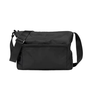 Side Bag for Men Customizable New Fashion Men’s Messenger Bag Casual Simple Solid Color Waist or Crossbody Nylon Shoulder Bag