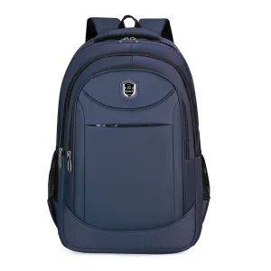 Simple Business Backpack Men’s Travel All-match Multi-layer Oxford Breathable Junior Senior High School Student