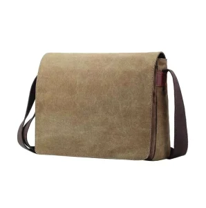Simple Custom Canvas Messenger Bag Side Bag Man