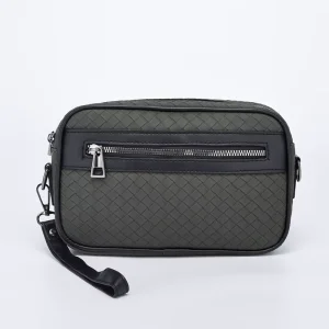 Simple Durable Casual Handbag Fashion Trendy Men’s Crossbody Shoulder Bag Wholesales Outdoor Sling Custom Logo Polyester Zipper