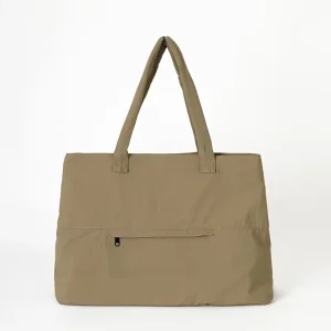 Simple One Shoulder Waterproof Nylon Men Shoulder Bag with Zipper Closure Casual Retro Summer Outdoor Design