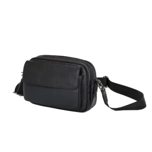 Simple Style Daily Use Casual Men’s Messenger Bag Multi-Pockets Crossbody Bag Shoulder Bag With Customization
