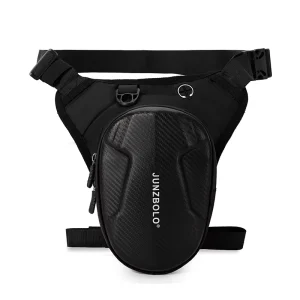 Simple Style Men’s Casual Crossbody Backpack Business Travel Waist Bag with Zipper Closure