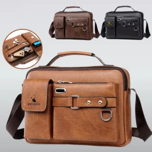 Single Shoulder Bag Business Shoulder Bag Handbag Shoulder Messenger Backpack Men’s Bag