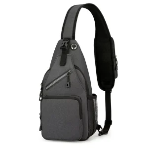 Sling Bag Crossbody Bagpack Fanny Packs for Men Women Shoulder Bag Hiking Backpack Cross Body Zipper Shoulder Messenger Bag