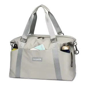 SmartjoyTravel Luggage Bag Oxford Material String Closure Men’s Women’s Large Capacity Casual Handbag Short Trip Lightweight