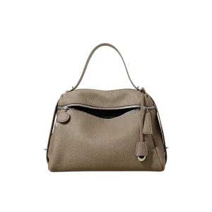 Soft Fur Textile Bag Men’s Early Spring All match Mother Bag Solid Color Large Capacity Shoulder Crossbody Handbag Element