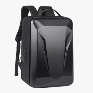 Softback Laptop Bag ABS Waterproof Backpack Large Capacity Business Bag USB Port Polyester Lining
