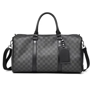 Sport Trendy Lightweight Oxford Zipper Closure Multifunctional Durable Waterproof Gym Large Capacity Letter Pattern Duffel Bag