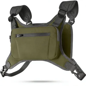 Sports Pack WaterResistant Lightweight Oxford Fashion Chest Bag Zipper Closure for Men Women Running Hiking Travel Gym Fitness