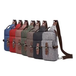Sports Running Multi-layer Design Custom Logo Bag Fashion Sling New Shoulder Men’s Chest Bags