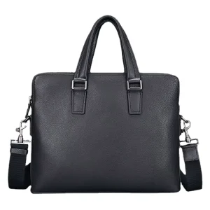 Spot Men’s Cowhide Briefcase Genuine Leather Laptop Crossbody Bag Leisure Large Capacity New Fashion