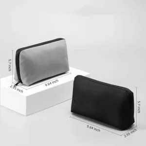 Spot New Men’s Pu Waterproof Multi Purpose Digital Electronic Storage Bag Portable Travel Charger Headset Organizer