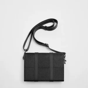 Spring Summer New Men’s Bag Casual Versatile Black Box Type Versatile Cross Shoulder Bag for Men