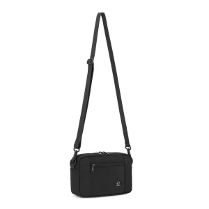 Square Men’s Mini Crossbody Bag Nylon Lightweight Waterproof Casual Sling Crossbody Bag for Men