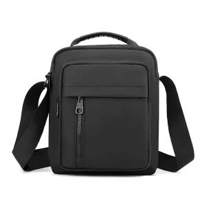 Square Waterproof Messenger Bag with Holder Custom Logo Men’s Outdoor Casual Crossbody Bag
