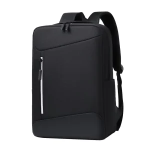 Stock Fashion Men’s Waterproof Anti-Theft Geometric Large Capacity Laptop Backpack with Multi-Function Shoulder Strap