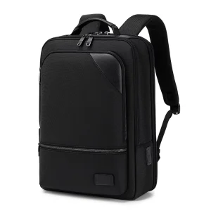 Stock OEM Model Oxford Polyester Waterproof Laptop Backpack for Men’s Business Travel Outdoor Sports with Air Cushion Straps