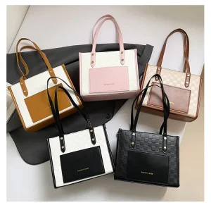 Storage Bag Tote Bag Large Capacity Handbag Fashion Printing Shoulder Bag