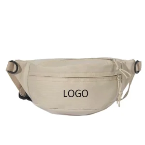 Streetwear Purses Bag Creamy Colors Designer Fanny Pack Unisex Accept Customized Logo Shoulder Bag For Men Women