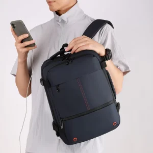 Student Backpack for Men Laptop Backpacks Travel Business USB Charging Waterproof Laptop Backpack Mochilas Escolares