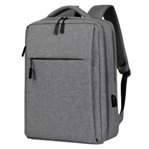 Style High Quality Custom Logo Multifunctional Waterproof Business Backpack Laptop Bag with USB Charger Port