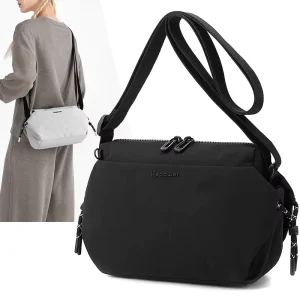 Stylish Crossbody Chest Bag Waterproof Zipper Closure Compact Design Simple Multi compartment Lightweight Bag
