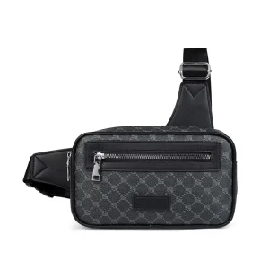 Stylish Durable Portable Light Weight Men’s PU Leather Cross body Bag Single Shoulder Bags Chest Bag