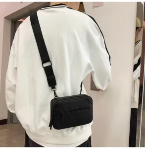 Stylish Men’s Crossbody Shoulder Bag High Quality Casual Design with Custom Logo Made of Durable Fashionable Messenger Bag